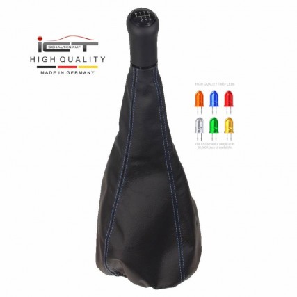 VW Bus T4 Transporter Multivan California Schaltknauf Schaltsack leder schaltmanschette mit rahmen