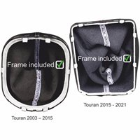 vista inferior del marco de la funda VW Touran Typ 1T 5T 4Motion