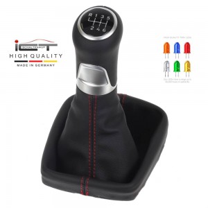 VW Touran Typ 1T 5T 4Motion manopla de câmbio Alcantara couro coifa