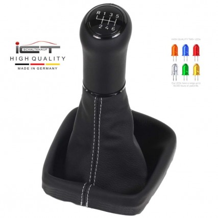 ict manopla de câmbio com costura cinza VW Touran Typ 1T 5T 4Motion