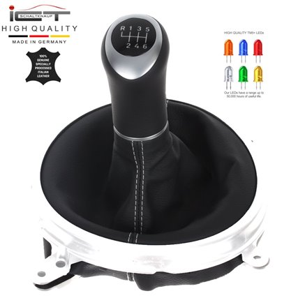 Mazda CX7 pommeau de vitesse cuir et soufflet avec cadre de montage