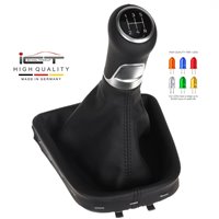 ict pommeau de vitesse avec coutures grises VW UP Seat Mii Skoda Citigo