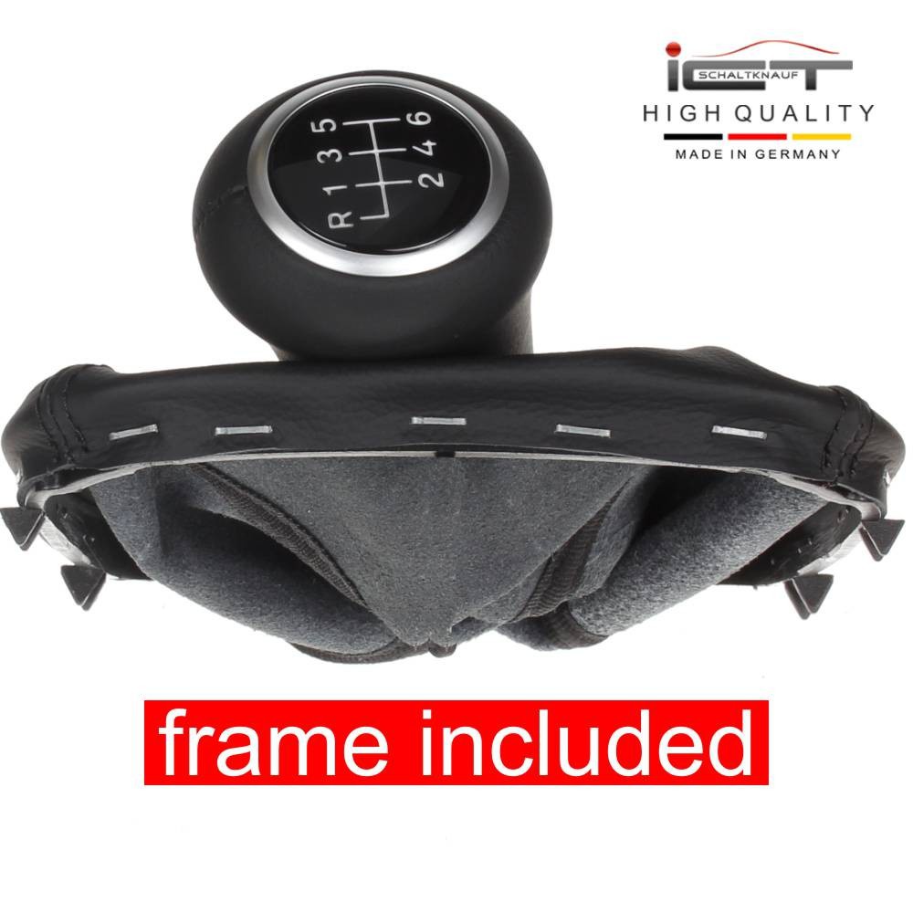 Pomello Del Cambio Per Mercedes Classe C W203 A 6 Marce In Pelle - Foto 5