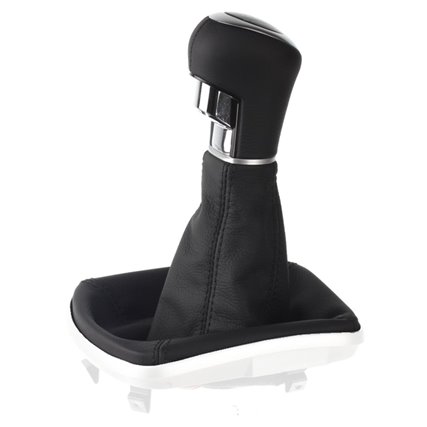 Fiat Stilo Schaltknauf Schaltsack leder schaltmanschette mit rahmen