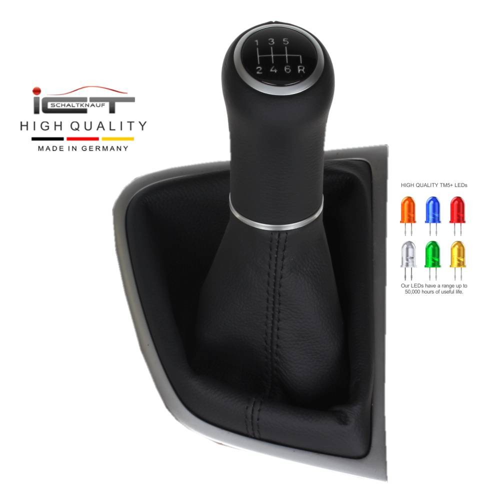 Schaltknauf Schaltsack Honda Civic MK9 leder schaltmanschette