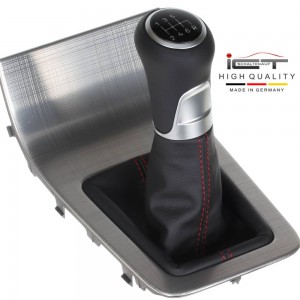 ict pommeau de vitesse avec coutures rouges Volvo V70 XC70