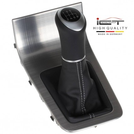 Volvo V60 Schaltknauf Schaltsack leder schaltmanschette mit rahmen