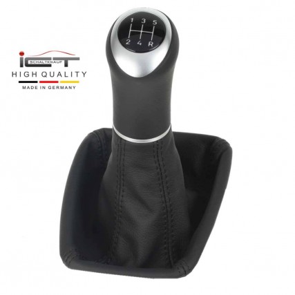 ict pomo de la palanca de cambios con costuras negras Honda Accord CL CM CN MK7