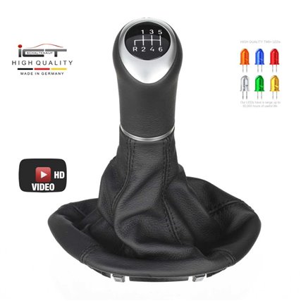 Mercedes V-Classe W639 Vito Viano manopla de câmbio de couro coifa com moldura de montagem