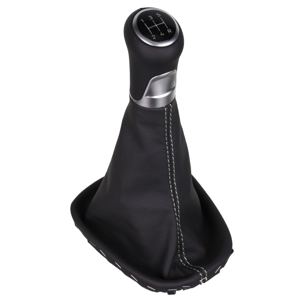 Toyota Aygo pomo de la palanca de cambios Alcantara cuero funda