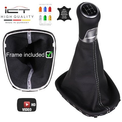 Schaltknauf Schaltsack Peugeot Peugeot 107 leder Schaltknauf Schaltsack Peugeot Peugeot 107 leder