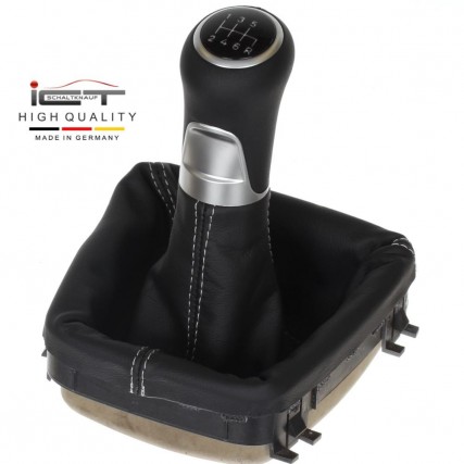 Volvo XC90 Schaltknauf Schaltsack leder schaltmanschette mit rahmen