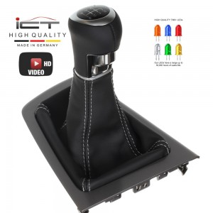 Ford Focus MK3 3 Generation shift gear knob boot gaiter cover Alcantara leather