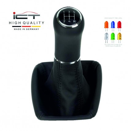 ict shift knob with black stitching Ford Mondeo MK4 Typ BA7
