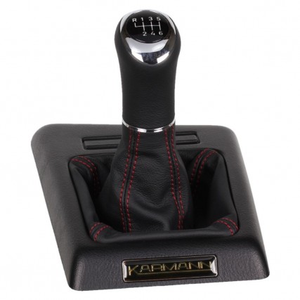 VW Corrado Typ 53i 16V VR6 G60 pomo de la palanca de cambios de cuero funda marco de montaje