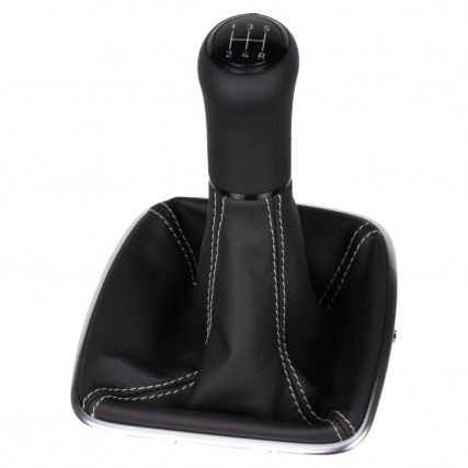 ict Schaltknauf mit graue Naht Ford Galaxy 2 Typ WA6