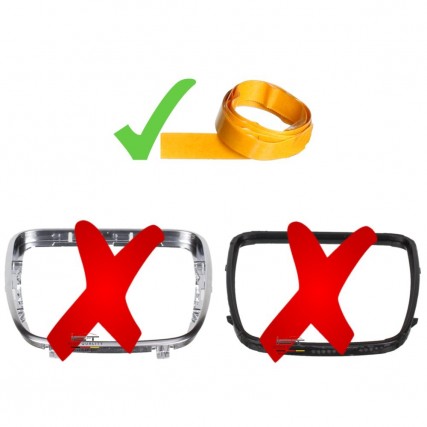 vista inferior del marco de la funda Opel Signum Chevrolet Holden Vectra C Saturn Aura