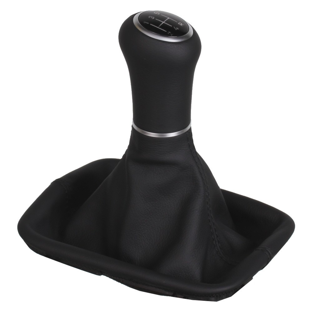 Fits Porsche 944 /S/S2/Turbo 924 968 Real Black Leather Manual Shift Boot Long Boot with Black stitching. Leather Part Only 
