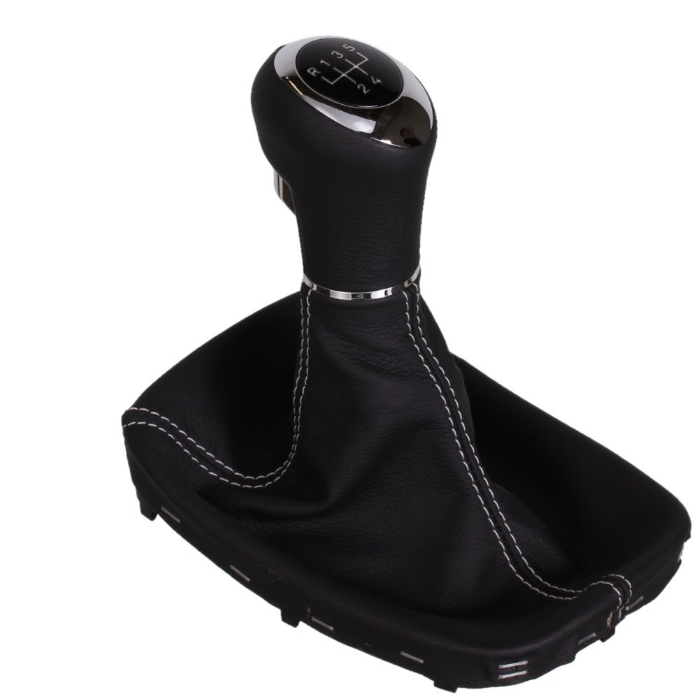 Pomello Cambio Auto Per Opel Per Astra H 2004 2005 2006 2007 2008 2009 2010 Pomello Del Cambio A 5 Velocità Leva Del Cambio Nera Con Cuffia Auto Pomello Della Leva - Foto 3