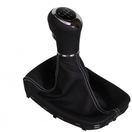 ict pomo de la palanca de cambios con costuras grises Opel Astra J Cascada