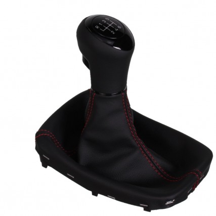 ict pomo de la palanca de cambios con costuras rojas Opel Insignia Vauxhall Holden