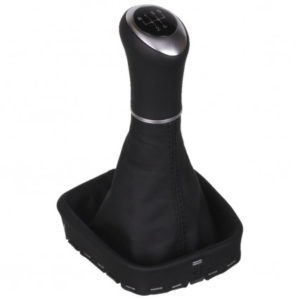 ict shift knob with black stitching VW Polo 5 6R 6C GTI