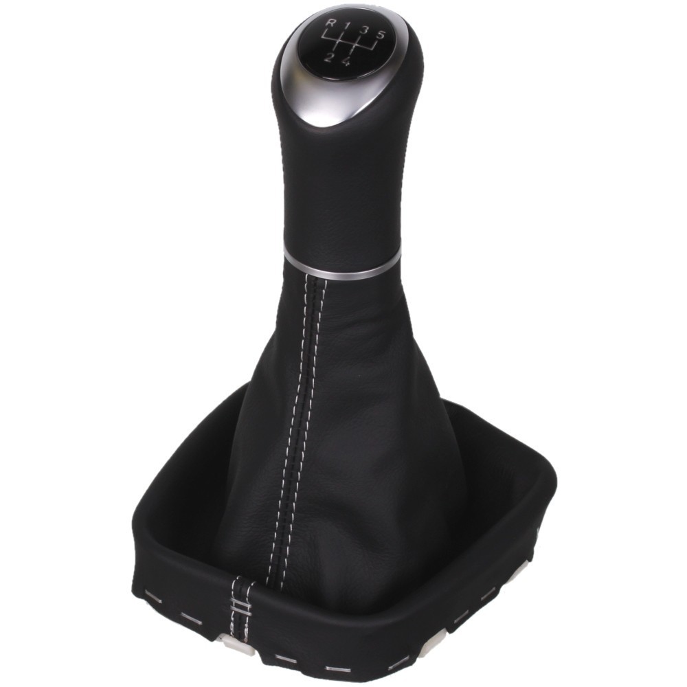 VW Polo 5 6R 6C GTI Schaltknauf Schaltsack Alcantara leder schaltmanschette