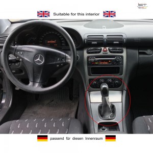 Mercedes Schaltknauf Schaltsack C-Klasse W203 / Sportcoupe