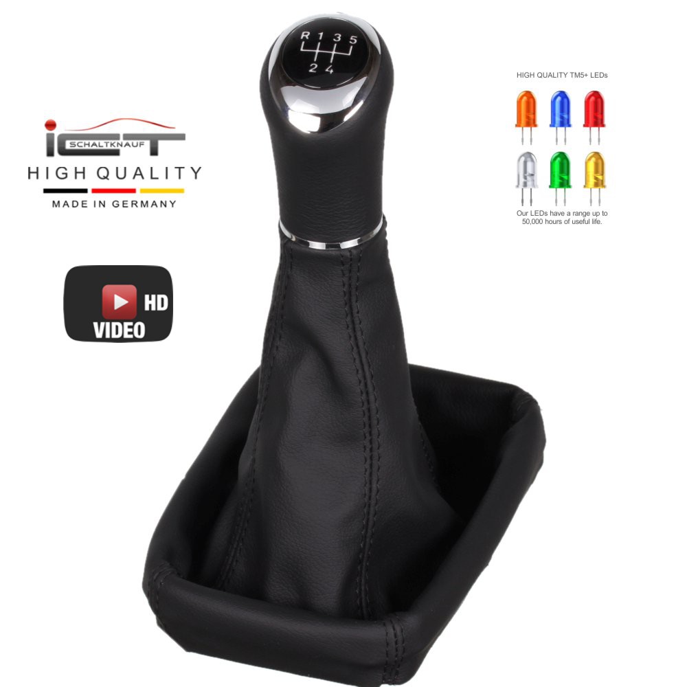 Opel Vauxhall Meriva A shift gear knob boot gaiter cover Alcantara leather