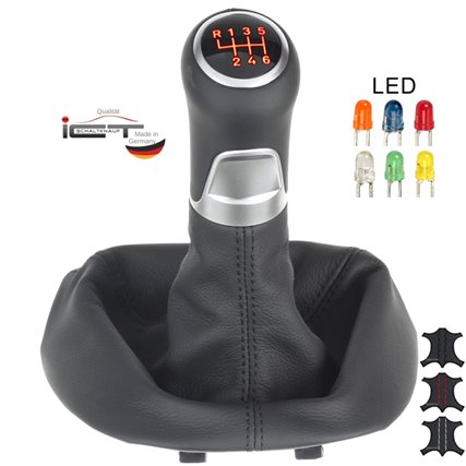 Porsche Cayman Typ 987c pommeau de vitesse soufflet cuir Alcantara