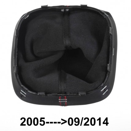 ict Schaltknauf mit rote Naht VW Jetta