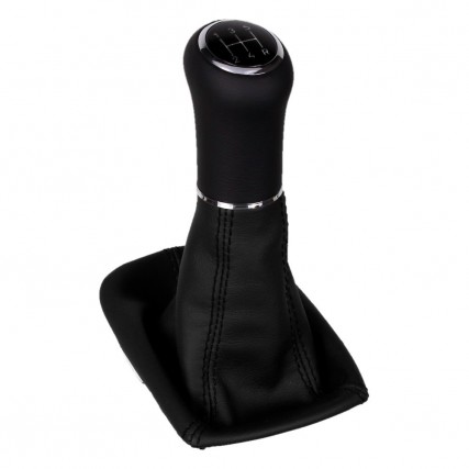 Volvo C30 C70 S40 V50 pomo de la palanca de cambios de cuero funda marco de montaje