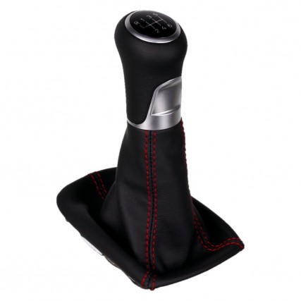 Volvo C30 C70 S40 V50 pomo de la palanca de cambios Alcantara cuero funda