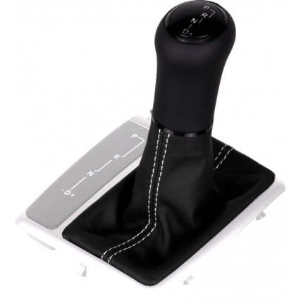 Mercedes SLK R171 Automatik shift gear knob boot gaiter leather mounting frame