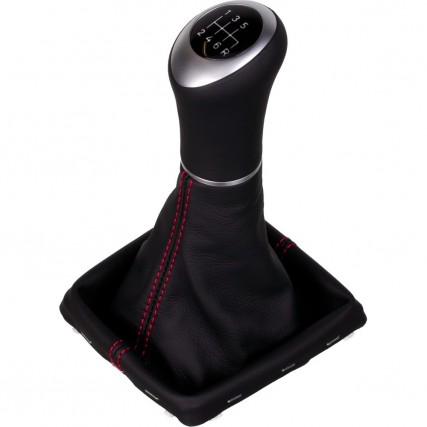 Ford Focus MK2 DA3 ST RS TDDi TDCi pomello del cambio Alcantara pelle cuffia