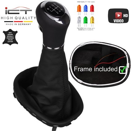 ict shift knob with black stitching Dacia Duster