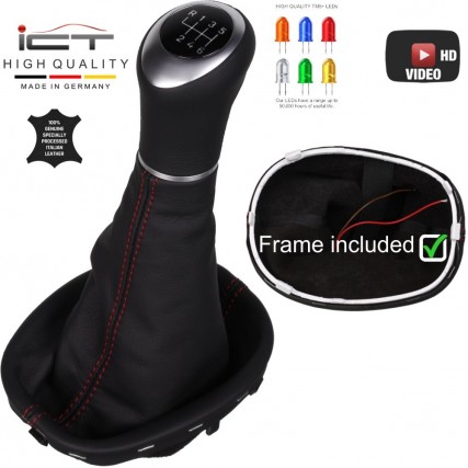 Dacia Duster Schaltknauf Schaltsack Alcantara leder schaltmanschette