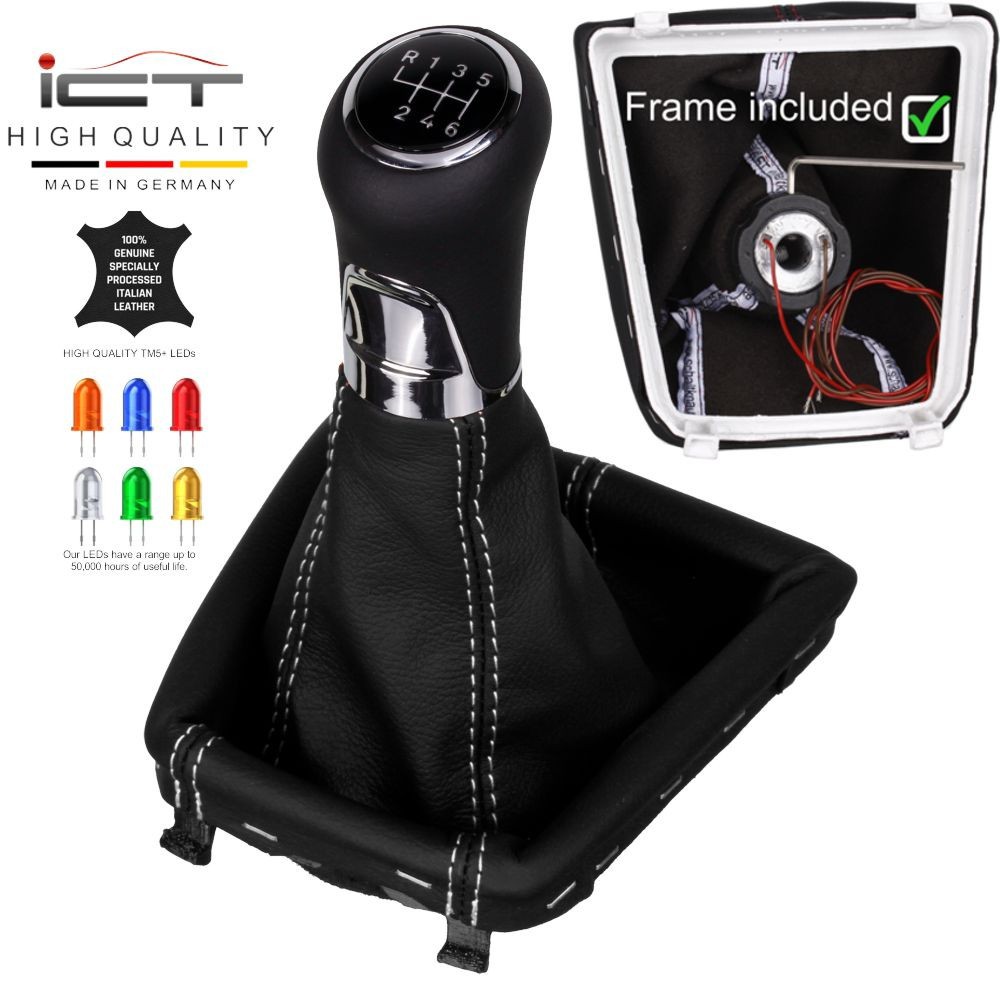 Skoda Superb 2 RS Typ 3T Facelift Alcantara deri vites topuzu ve körük