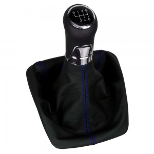 Skoda Octavia 2 RS 1Z3 1Z5 pomello del cambio pelle e cuffia con telaio di montaggio