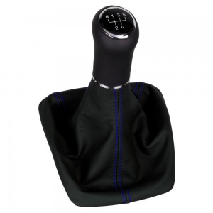 Skoda Yeti Typ 5L pommeau de vitesse cuir et soufflet avec cadre de montage