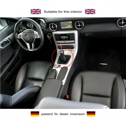 shift boot bottom frame view Mercedes SLK R172