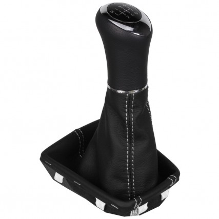 Schaltknauf Schaltsack Skoda Rapid leder schaltmanschette Schaltknauf Schaltsack Skoda Rapid leder schaltmanschette