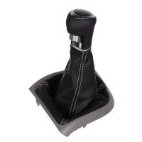 ict pommeau de vitesse avec coutures noires Fiat Ducato