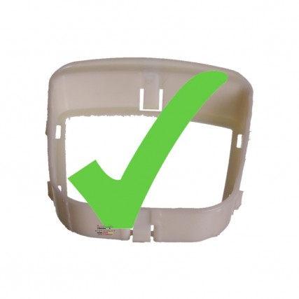 soufflet vue de dessous du cadre VW Polo 6 Typ 2G GTI Vento