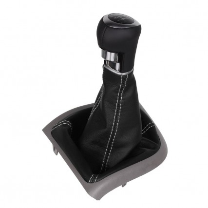 ict pomello del cambio con cuciture grigie Fiat Ducato Peugeot Boxer Citroen Jumper