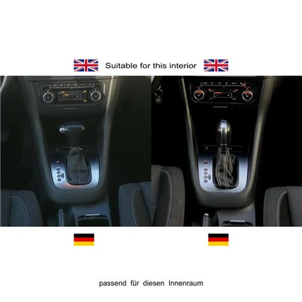 Schaltsack Schaltmanschette Schaltknauf für VW EOS Jetta Golf 5