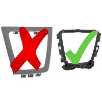 vista inferior del marco de la funda Ford Focus MK3 3 Generation