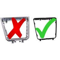 schaltmanschette unten rahmen ansicht VW Passat B8 Typ 3G