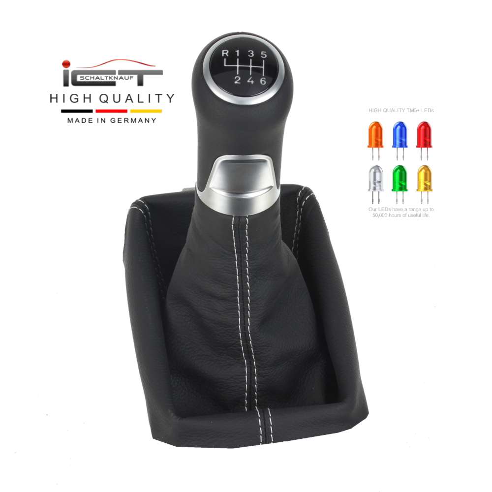 Mazda CX5 Typ KH GE KF manopla de câmbio Alcantara couro coifa