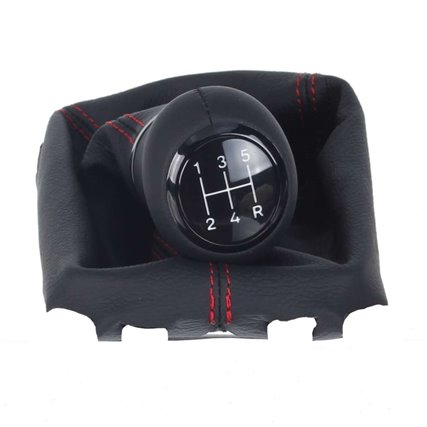 ict pommeau de vitesse avec coutures rouges Mazda CX5 Typ KH GE KF